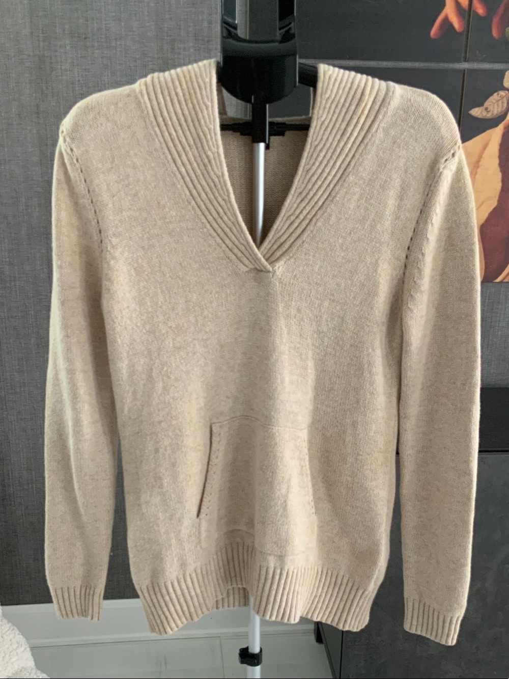 Banana Republic Oat knitted Hoodie L